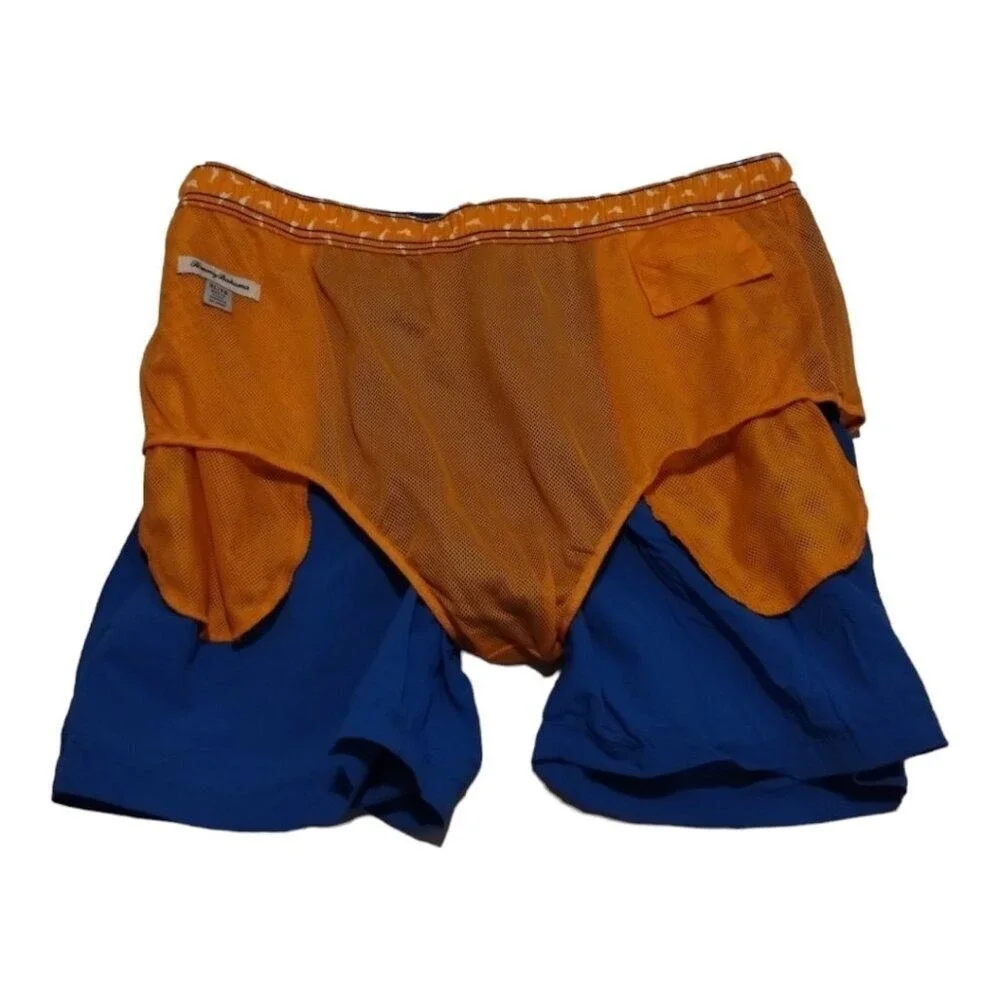Tommy Bahama Men's Board Shorts Size XL Blue Lightweight Surfing‎ Summer Beach